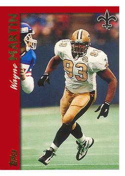 Wayne Martin New Orleans Saints 1997 Topps NFL #184